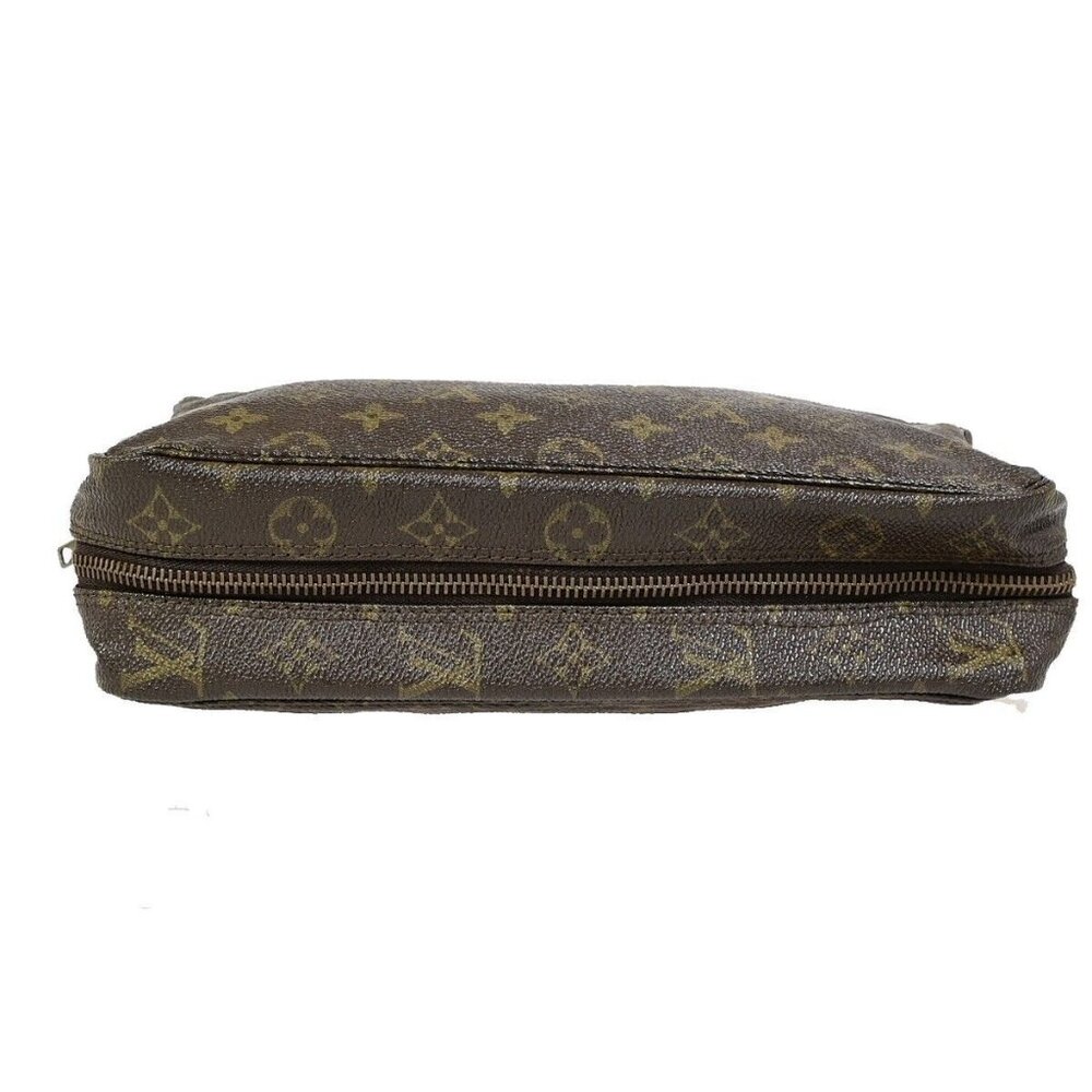 LOUIS VUITTON Trousse Toilette 28 Clutch Hand Bag Monogram Brown - Picture 5 of 16